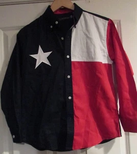 Roper Texas Lone Star Cowboy Youth Shirt Size Large (14-16) - Picture 1 of 3