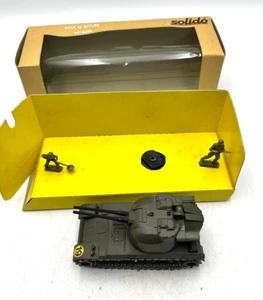 Solido Nr. 249 AMX 13 BITUBE ANTI-AIRCRAFT 1:50 DIE-CAST MILITARY TANK - 1975 F - Bild 1 von 7