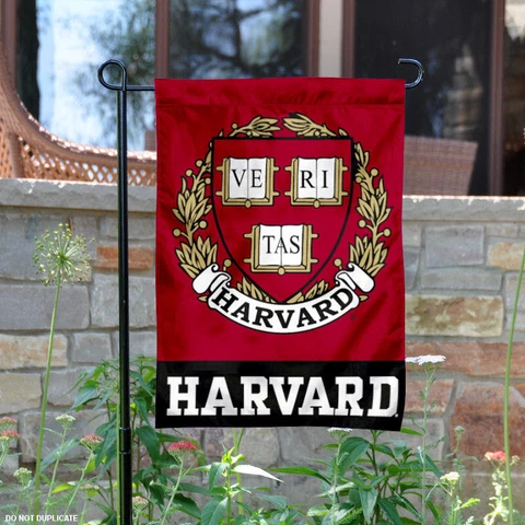 Harvard Crimson Coat of Arms Garden Flag and Yard Banner Cover