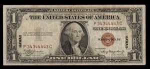 1935A $1 SILVER "HAWAII" P34344443C BINARY SN - Picture 1 of 3