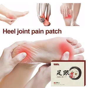 Heel Pain Patch Ankle Joint Muscle Ache Sticker 10pcs Sprain Arthritis Plaster - Picture 1 of 10