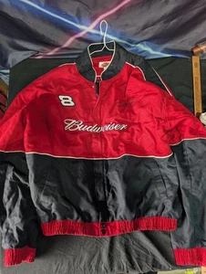 Chaqueta de carreras BUDWEISER bordada Winner’s Circle Dale Earnhardt Jr NASCAR 2xl - Imagen 1 de 14