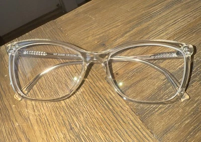 WP20208 кристально прозрачный женщин очки оправы 56-16-145 - Изображение 1 из 4