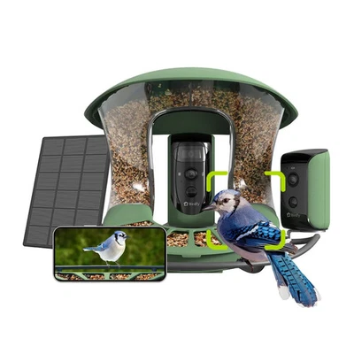 Birdfy 2 PRO Smart Bird Feeder Camera, Solar-Powered Wireless pole/tree/wall - Image 1 of 4