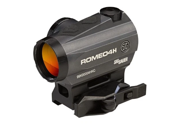 Mira de ponto vermelho SIG SAUER ROMEO4H 1x20mm com retículo balístico quadplex-SOR43012 - Imagem 1 de 4