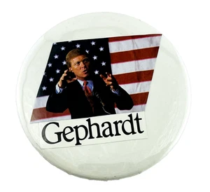Dick Gephardt Presidential Campaign Button Pin - Political Advert 2000 - Picture 1 of 4