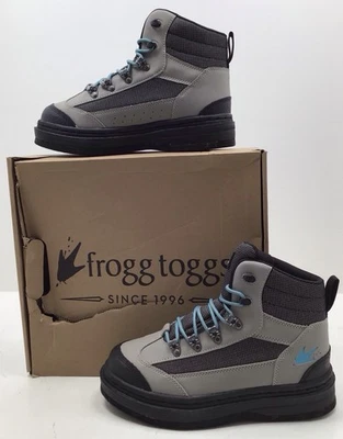 Botas para mujer Frogg Toggs Hellbender fieltro botas de vadeo en gris talla 10 Foto 1 de 4