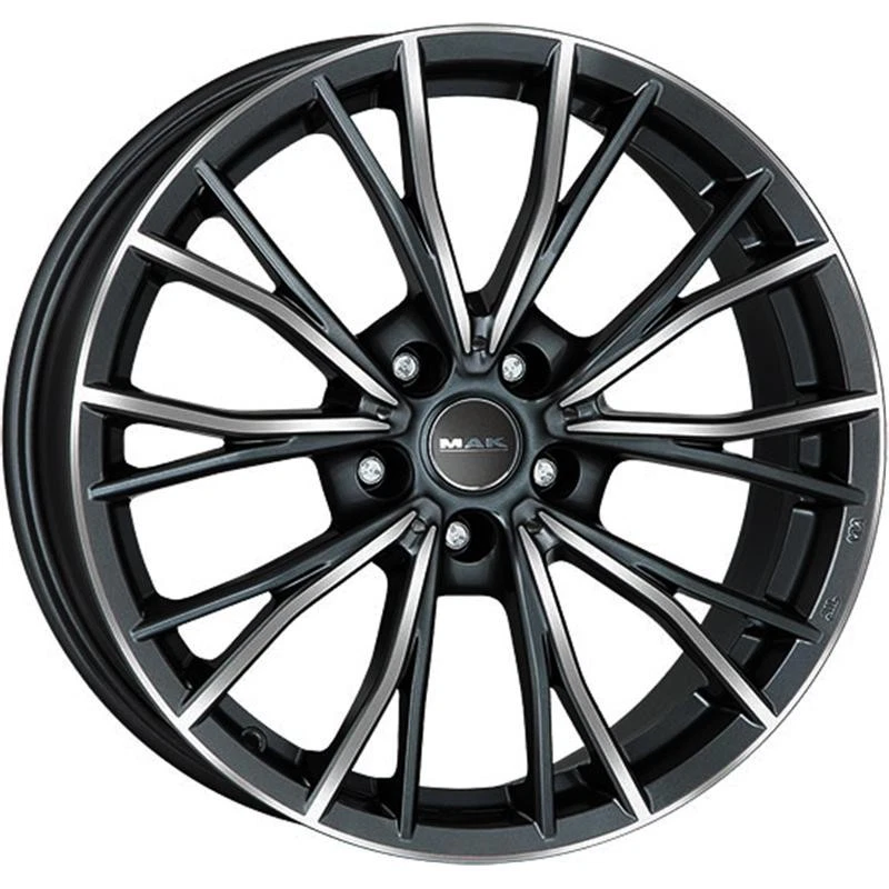 Cerchi in lega MAK MARK 17" 7.5J 5x112 ET 24 66.6 BLACK MIRROR - Imagen 1 de 2