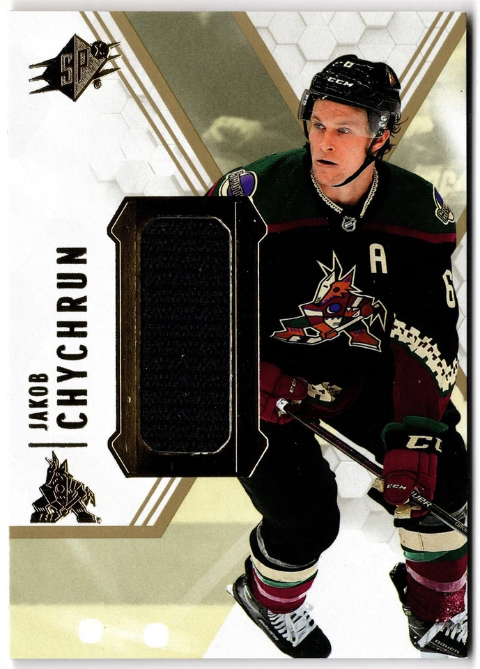 2021-22 Upper Deck SPx Jersey Parallel JAKOB CHYCHRUN #6 Arizona Coyotes UD - Image 1 of 1