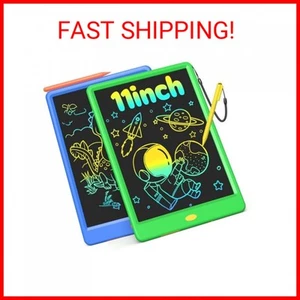 2 Pack 11 Inch LCD Writing Tablet Doodle Board, Colorful Electronic Drawing Pads - Picture 1 of 2