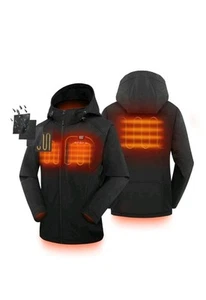 Ororo Womens Black Classic Heated Jacket Kit Medium - Picture 1 of 4