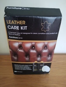 Furniture Clinic Leather Care Kit - Cleans Conditions Protects Sofas Chairs - Picture 1 of 5