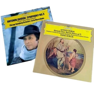 2x Dvorak LPs DG Vinyl – New World Symphony & Slavonic Dances – VG - Picture 1 of 17