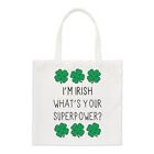 I'm Irish What's Your Superpower Shamrock Regular Tote Bag Ireland Shoulder