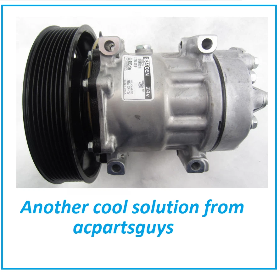 全新 原始设备制造商 SANDEN AC 压缩机 沃尔沃 FH FM 菲亚特 276300704A 276300Z01E 276300Z04 — 第 1/1 张图片