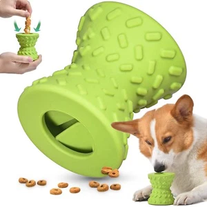 Interactive Treat Dispensing Puppy Toys - Dog Bones for Aggressive Chewers Super - Picture 1 of 6