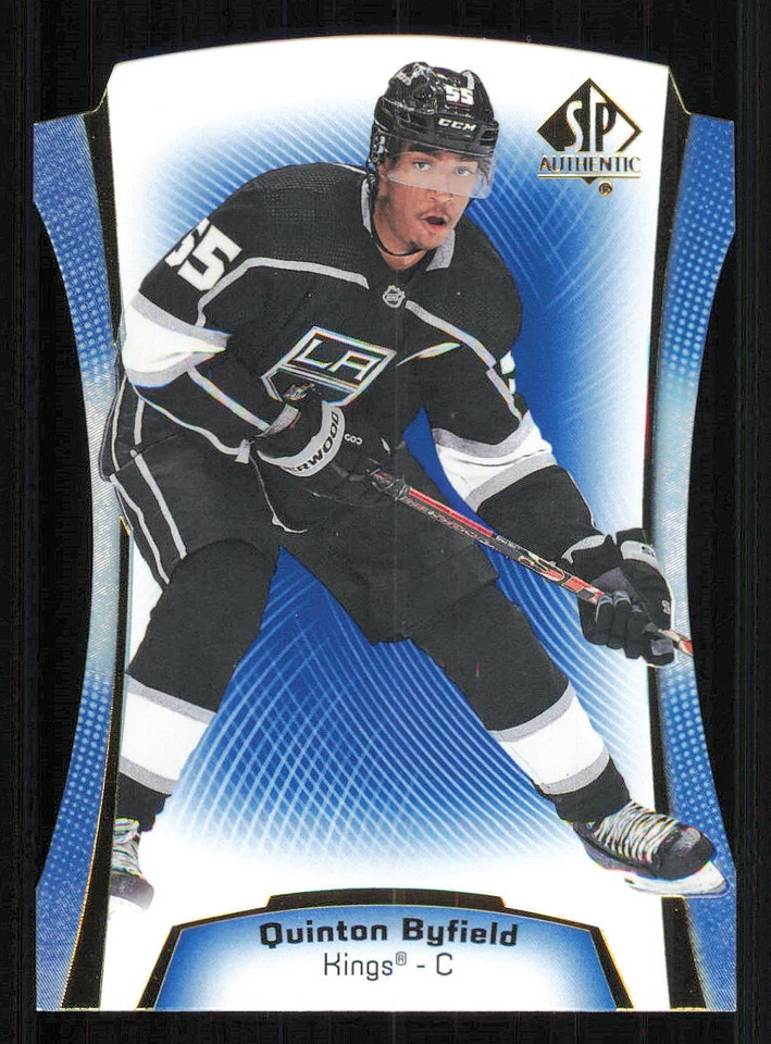 2021-22 SP Authentic Die Cuts Blue #DC22 Quinton Byfield - Image 1 of 2