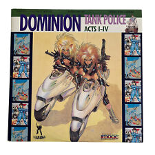 Dominion Tank Police Acts 1-4 Laserdisc Anime Japanese Movie I-IV