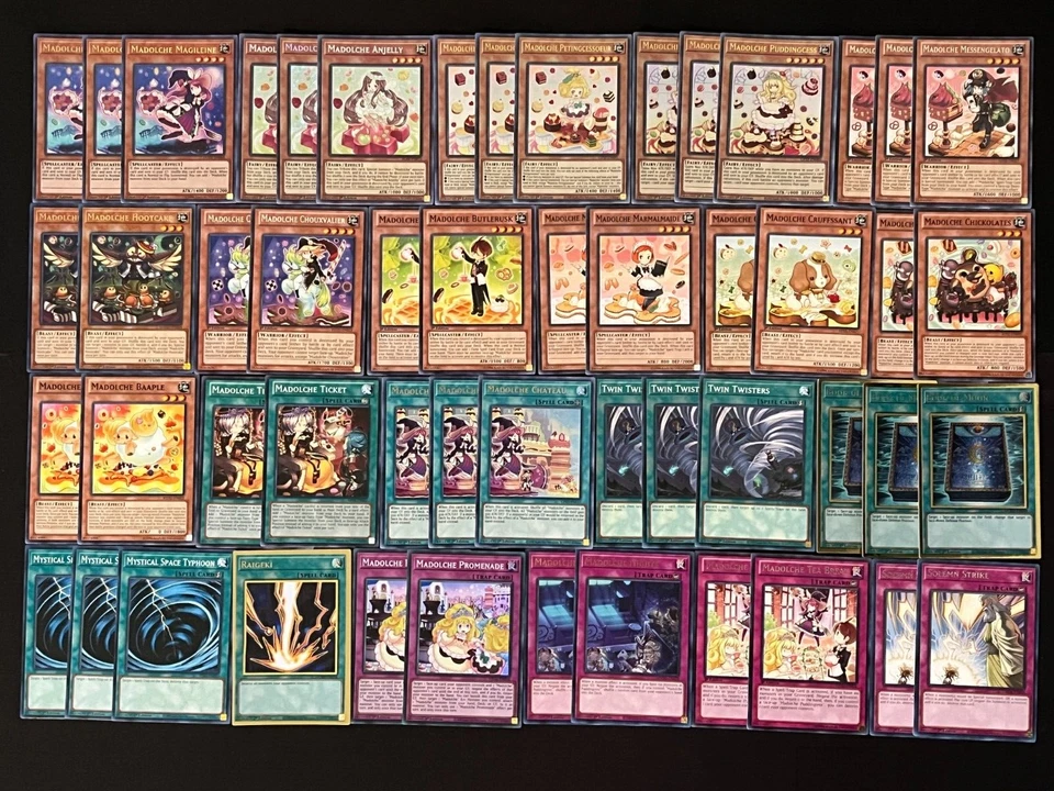 YUGIOH MADOLCHE DECK- ANJELLY- MAGILEINE- QUEEN- MESSENGELATO- PROMENADE- - Image 1 of 4