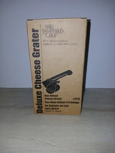 Pampered Chef Deluxe Rotary Cheese Grater Grinder #1275 in Original Box - Picture 1 of 14