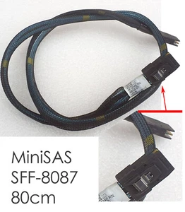Mini SAS Cable SFF8087 SFF-8087 80cm Blindé For Raid Controller 36-PIN D06 - Picture 1 of 3