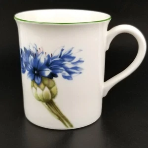 Villeroy & Boch Germany, Flora großer 3-5/8" Becher, blaue Kornblume, Fine China - Bild 1 von 7