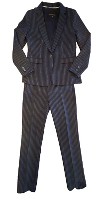 TRAJE A RAYAS BANANA REPUBLIC Y2K Blazer/Pantalones Boho "ROPA DE HOMBRE" RETRO AMIGOS 4 Foto 1 de 4