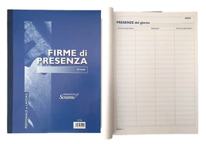 Firme di presenze - 50 Moduli formato A4 - Imagen 1 de 1