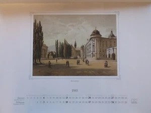1985 Calendar with Prints of Tyrol Austria GOTTFRIED SEELOS - Picture 1 of 9