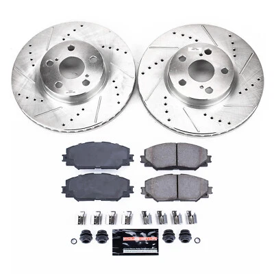 Kit de frenos deportivos PowerStop Z23 Evolution para 09-10 Pontiac Vibe delantero Foto 1 de 4
