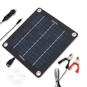 100W 12V Solarpanel Kit Solarmodul USB-Ladegerät Solarzelle Solar Auto Ladegerät - Bild 1 von 18