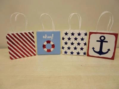 Bolsas de regalo náuticas 36-5"x5"x3,5" para bodas recepción fiestas favores playa Foto 1 de 4