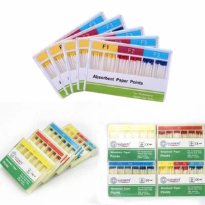 100x Dental Endo Root Canal Absorbent Paper Points Taper Obturating Point F1-F3 - Picture 1 of 21