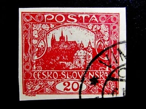 nystamps Czechoslovakia Stamp # 45a Mint OG H Y2y278 - Picture 1 of 2