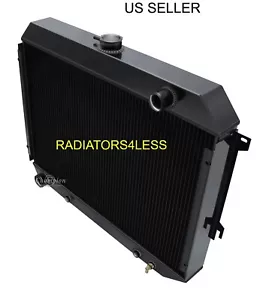 CHAMPION 3 ROW BLACK RADIATOR 1968-1974 DODGE MOPAR CARS 26" CORE BIG BLOCK - Picture 1 of 3