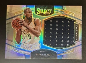 2021-22 Panini Select SERGE IBAKA Silver Prizm Jersey Patch #TM-SIB Game Worn - Picture 1 of 2