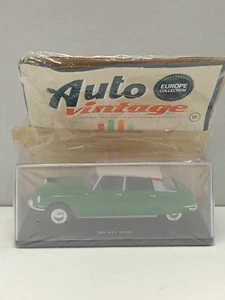 Citroen DS 19 - 1956 Verde Green Edicola Auto Vintage #15 - 1:24 Nuovo - Foto 1 di 5