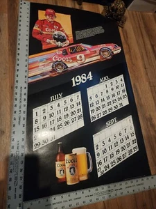 Vintage COORS Beer Racing Advertisement Poster 1984 Bill Elliot Banquet 34x20 - Picture 1 of 5