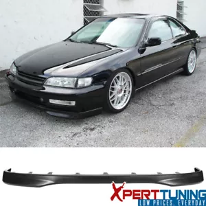 Fit 96-97 Honda Accord T-R Style PU Front Bumper Lip Spoiler - Picture 1 of 8