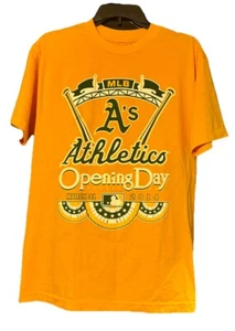 Oakland Athletics T Short Medium Short Sleeve Adult 100% Cotton  - Picture 1 of 4