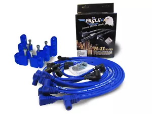 EAGLE 10.5mm Ignition Spark Plug Leads fits BB Chev 454 145° HEI + Mounts. - Picture 1 of 4