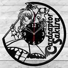 Vinyl Clock Card Captor Sakura Record Wall Clock Home Art Decor Handmade 6154