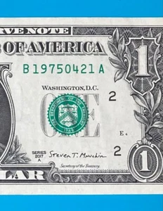 1975 April 21 : B 19750421 A BIRTHDAY Note $1 One Dollar Bill - Picture 1 of 3