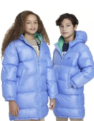 Parka con capucha fácil de usar para niños XL - Nike Sportswear ajuste térmico repelente peso pesado Foto 1 de 4