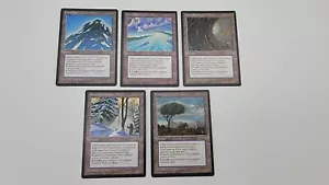 5 Rare Depletion Land - Ice Age - MP-NM - 1x of each - Sets - Magic MTG FTG - Picture 1 of 1