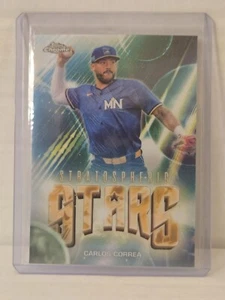 2024 Topps Chrome Update Series - Stratospheric Stars #SSC-31 Carlos Correa - Picture 1 of 2