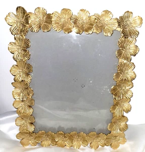 Gold Picture Frame 8x10 Inch, Gold Ornate Embossed Flowers Textured - Picture 1 of 6