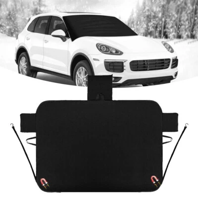 Parabrisas de invierno para Mercedes-Benz cubierta de nieve escarcha protector de hielo parasol negro Foto 1 de 4