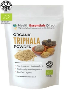 Organic Triphala Powder (Colon Cleanse, Eye Health, Life Tonic) Choose Size: - Picture 1 of 7