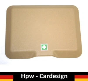 Abdeckung Verbandskasten Erste Hilfe Deckel  für Mercedes W123 Hutablage BEIGE - Picture 1 of 3